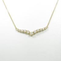 K18YG ダイヤモンドネックレス