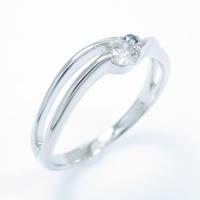 K18WG ダイヤモンドリング