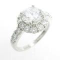 プラチナダイヤモンドリング 1．369ct・F・SI2・GOOD