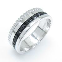 ブシュロン キャトル ブラック スモール リング