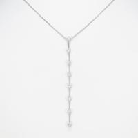 LINE ダイヤモンドネックレス