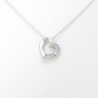 4゜C ハート 合成石ネックレス