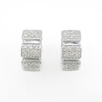 18KWG ダイヤモンドピアス