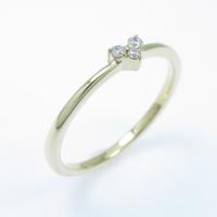 4゜C ハート ダイヤモンドリング