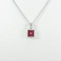750WG／K18WG ルビーネックレス