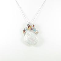 K18WG タンスイパールネックレス