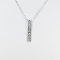 K18WG ダイヤモンドネックレス20％引き