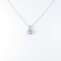 K18WG ダイヤモンドネックレス