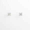 K18WG ダイヤモンドピアス 0．209ct・0．211ct・K・SI1・VG?G