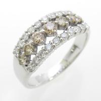 K18WG ダイヤモンドリング30％引き