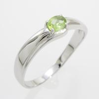 K18WG ペリドットリング30％引き