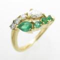 K18YG エメラルドリング30％引き