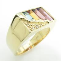K18YG カラーストーンリング20％引き