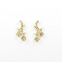 K18YG ダイヤモンドピアス