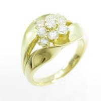 K18YG ダイヤモンドリング