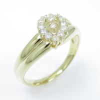 K18YG ダイヤモンドリング