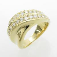 K18YG ダイヤモンドリング