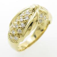 K18YG ダイヤモンドリング30％引き