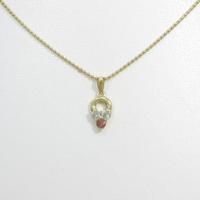 K18YG トルマリンネックレス30％引き