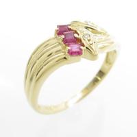K18YG ルビーリング