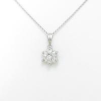 PM／PT フラワー ダイヤモンドネックレス30％引き