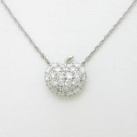 PT アップル パヴェ ダイヤモンドネックレス