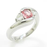 PT ピンクサファイヤリング