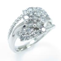 PT フラワー ダイヤモンドリング