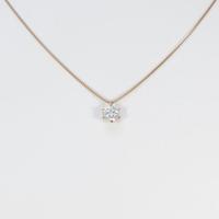 【ジュエリー在庫処分】【リメイク】K18PG ダイヤモンドネックレス 0．333ct・J・SI2・EXT・H＆C25％引き