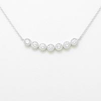 【リメイク】K18WG ダイヤモンドネックレス