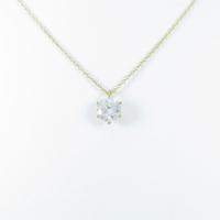 【リメイク】K18YG ダイヤモンドネックレス 1．016ct・I・SI2・GOOD