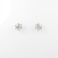 【リメイク】ST／プラチナダイヤモンドピアス 0．518ct・0．521ct・D・SI1・VG