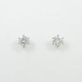 【リメイク】ST／プラチナダイヤモンドピアス 0．813ct・G・VS1・GOOD