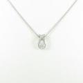 【ジュエリー在庫処分】【リメイク】プラチナダイヤモンドネックレス 0．316ct・G・SI2・VERYGOOD