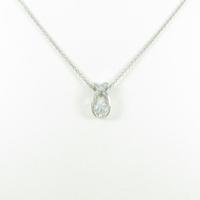 【ジュエリー在庫処分】【リメイク】プラチナダイヤモンドネックレス 0．316ct・G・SI2・VERYGOOD
