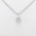 【リメイク】プラチナダイヤモンドネックレス 0．404ct・E・VS1・VERYGOOD20％引き