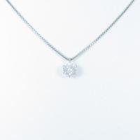 【リメイク】プラチナダイヤモンドネックレス 0．427ct・F・VVS2・VERYGOOD30％引き