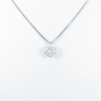 【リメイク】プラチナダイヤモンドネックレス 1．004ct・E・SI1・VERYGOOD20％引き