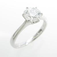 【リメイク】プラチナダイヤモンドリング 1．023ct・E・VVS2・3EXT H＆C20％引き
