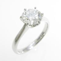 【リメイク】プラチナダイヤモンドリング 1．047ct・I・SI2・3EXT