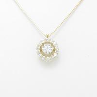 【新品】K18YG ダイヤモンドネックレス 0．436ct・H・SI2・GOOD