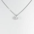 【新品】プラチナダイヤモンドネックレス 0．414ct・H・SI2・GOOD