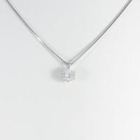 【新品】プラチナダイヤモンドネックレス 0．414ct・H・SI2・GOOD