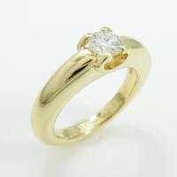 カルティエ Cセッティング リング 0．40ct20％引き