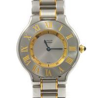 カルティエ W10072R6 マスト21 コンビ SSxYG クォーツ