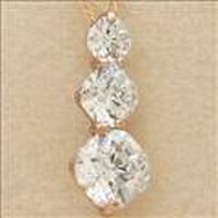 クロスフォーK10PGジルコニアネックレス