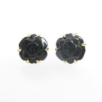 シャネル カメリア スモール ピアス