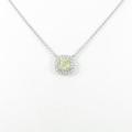 ティファニー ソレスト ネックレス 0．36ct・FIY・VVS2・クッションカット