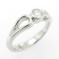 ティファニー ダブルオープンティアドロップ リング10％引き