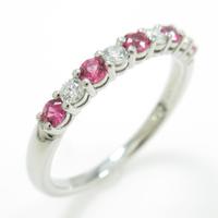 ティファニー ハーフサークル シェアドプロングセッティング リング